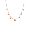 Sterling silver multi mini freshwater pearl necklace