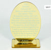 LORD’S PRAYER GOLD MIRROR ACRYLIC STAND