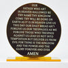 LORD’S PRAYER GOLD MIRROR ACRYLIC STAND