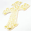 LORD’S PRAYER GOLD WALL CROSS