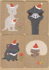 MAGNETIC CHRISTAMS ANIMALS SERIE GREETING CARDS