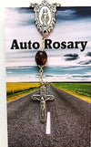 Car Rosary Beads with VIRGIN MARY MEDAL & CRUCIFIX