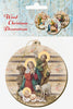 CHRISTMAS WOOD ORNAMENT - Various Images