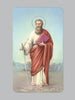 HOLY CARD  ST PAUL - GOLD EDGE - BLANK ON BACK