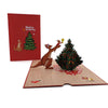 Color Pop Cards Kangaroos With The Christmas Tree