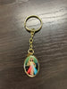 Guardian Angel Gold key Ring/SACRED HEART OF JESUS/DIVINE MERCY/ST MICHAEL
