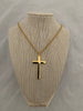 NECKLACE – CROSS GOLD 2 versions different cross and chain
