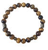 Tigers Eye 8mm bracelet with Antique Bronze Accents