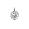 Sterling silver St. Christopher medallion pendant silver or gold