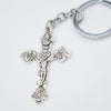 Silver Plated Crucifix key ring