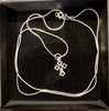 Little cross snake chain necklace 60cm