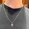 Little cross snake chain necklace 60cm