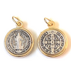 Gold and Silver plated St Benedict Medal