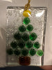 Mosaic glass tree square decoration