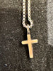Stainless steel enamel cross necklace
