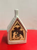 Christmas Nativity set in little light house(porcelain)