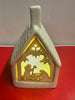 Christmas Nativity set in little light house(porcelain)