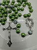 Catholic Rosary - Green Miraculous Mary