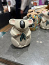 Koala with baby or bamboo stick ceramic bell