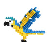 Kawada Australia Nanoblocks - BLUE AND YELLOW MACAW