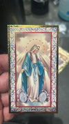 HOLY CARD SERIES surrounded by a gold foiled border