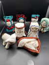 Australian Colourful Handmade Nativity set 8 pieces