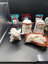 Australian Colourful Handmade Nativity set 8 pieces