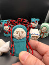 Australian Colourful Handmade Nativity set 8 pieces