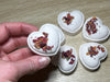 Mini Heart Rose bath Bombs
