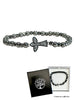 GIFT OF FAITH -HEMATITE BRACELET WITH LITTLE ANGEL
