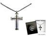 GIFT OF FAITH - NECKLACE AND CROSS BOXED - STAINLESS STEEL - 35MM