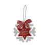 Christmas Ornament - Snow Flake-Let it SNOW
