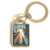 Keyring - Jesus Divine Mercy - Gold