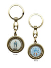 KEYRING - GOLD MIRACULOUS MARY / STEMMA
