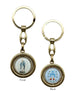 KEYRING - GOLD MIRACULOUS MARY / STEMMA