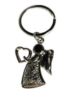 KEYRING ANGEL HOLDING A HEART