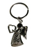 KEYRING ANGEL HOLDING A HEART
