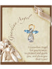 LAPEL ANGEL PIN WITH CRYSTAL STONES