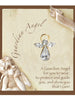 LAPEL ANGEL PIN WITH CRYSTAL STONES
