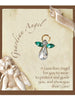 LAPEL ANGEL PIN WITH CRYSTAL STONES