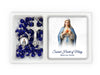 Catholic Rosary - SACRED HEART OF MARY AND PLAQUE