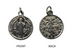 MEDAL ST BENEDICT SILVER ALUMINIUM