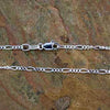 Sterling Silver Figaro Chain Necklace with Clasp 1.9mm 40cm