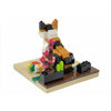 Kawada Australia nanoblock - Calico Cat on base plate