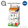 Kawada Australia mininano Australian Animal Collection (6 Designs) in Bilnd Bag CDU