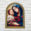 Mary and Baby Jesus Ceramic Plaque