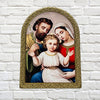 Holy Family Ceramic Plaque