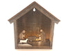 WOODEN SILHOUETTE NATIVITY SCENE 210 X 210
