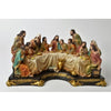 XL COLOURFUL POLY LAST SUPPER STATUE 32cm