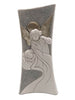 RESIN PLAQUE STONE LOOK GUARDIAN ANGEL WITH CHILD